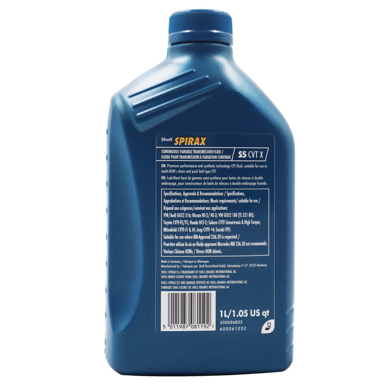 SHELL SPIRAX S5 CVT X - Disbattery Lubricantes